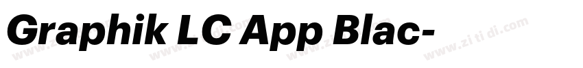 Graphik LC App Blac字体转换